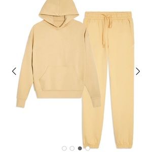 We Wore What Mustard Sweat Set - Hoodie & Jogger Sweatpants